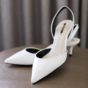 Zara kitten heel slingback